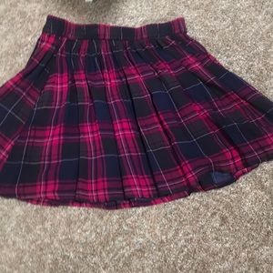 plaid skirt
